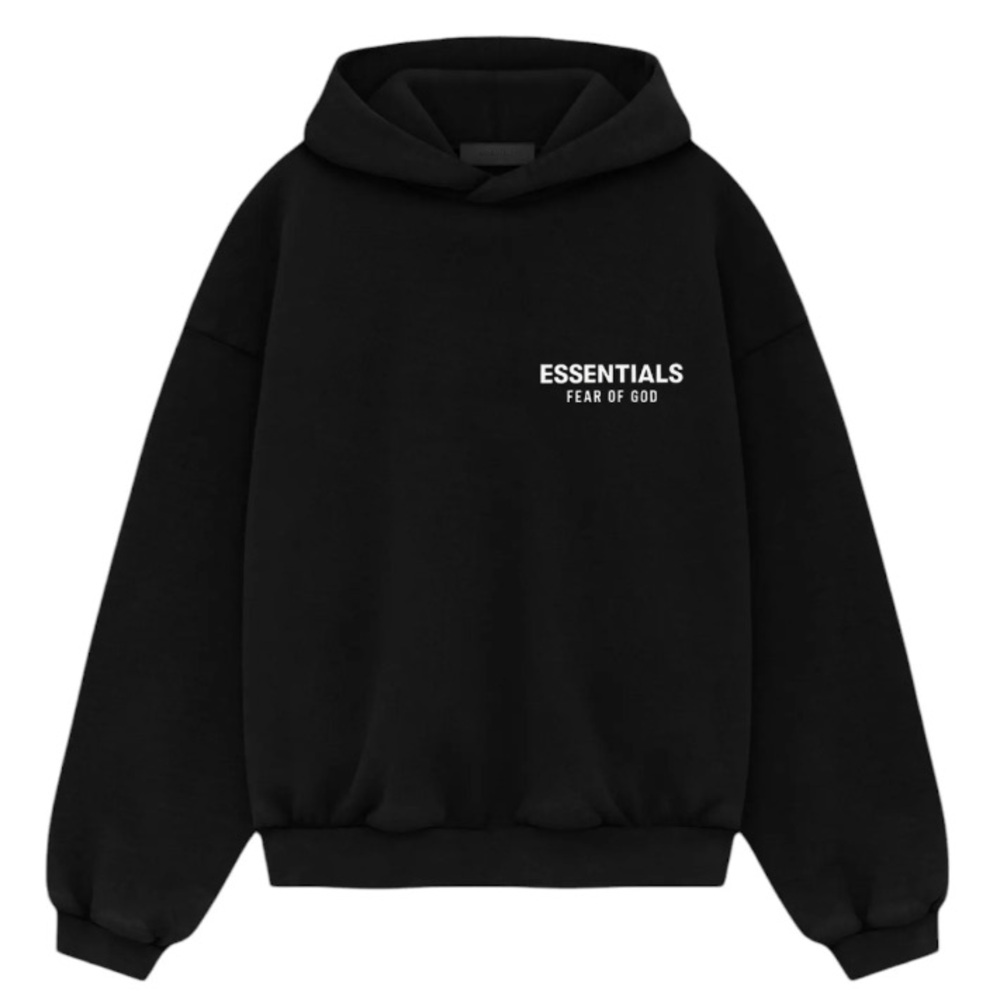 FEAR OF GOD ESSENTIALS Blackw/Gray logo hoodie
Sz:6-7(small) youth - Picture 4 of 10